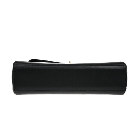 CHANEL Chocolate Bar 2.55 Chain Shoulder Bag Leather Black GHW France 683RL251 - Picture 2 of 15